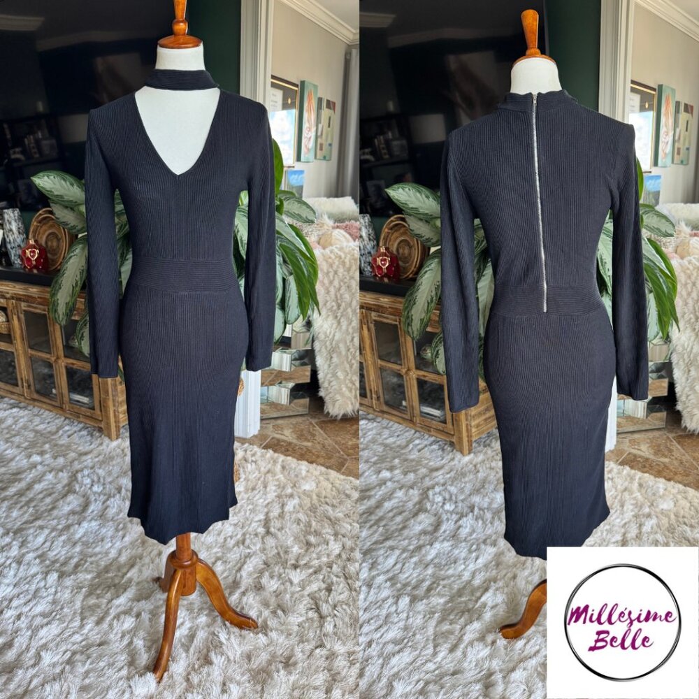 Endless Rose Black Fitted Dress